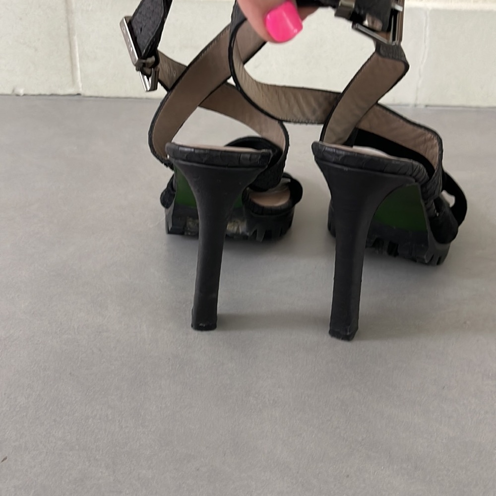 Black Platform Heels - image 2